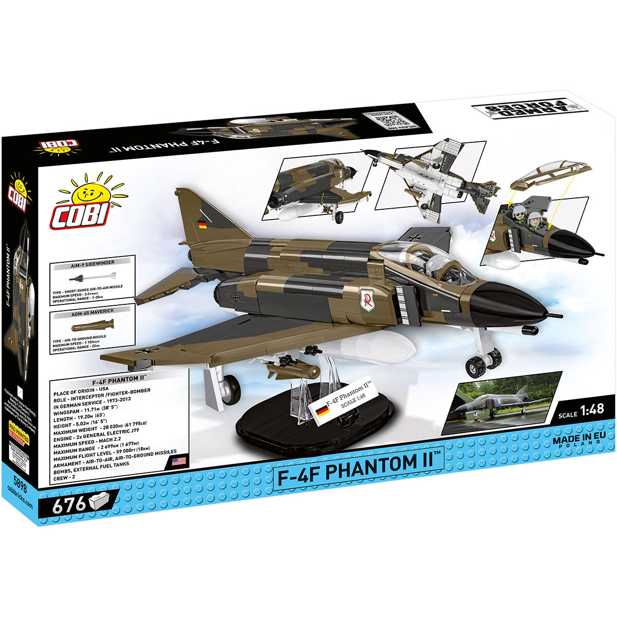 COBI F-4F Phantom II Jet Fighter: Set #5898