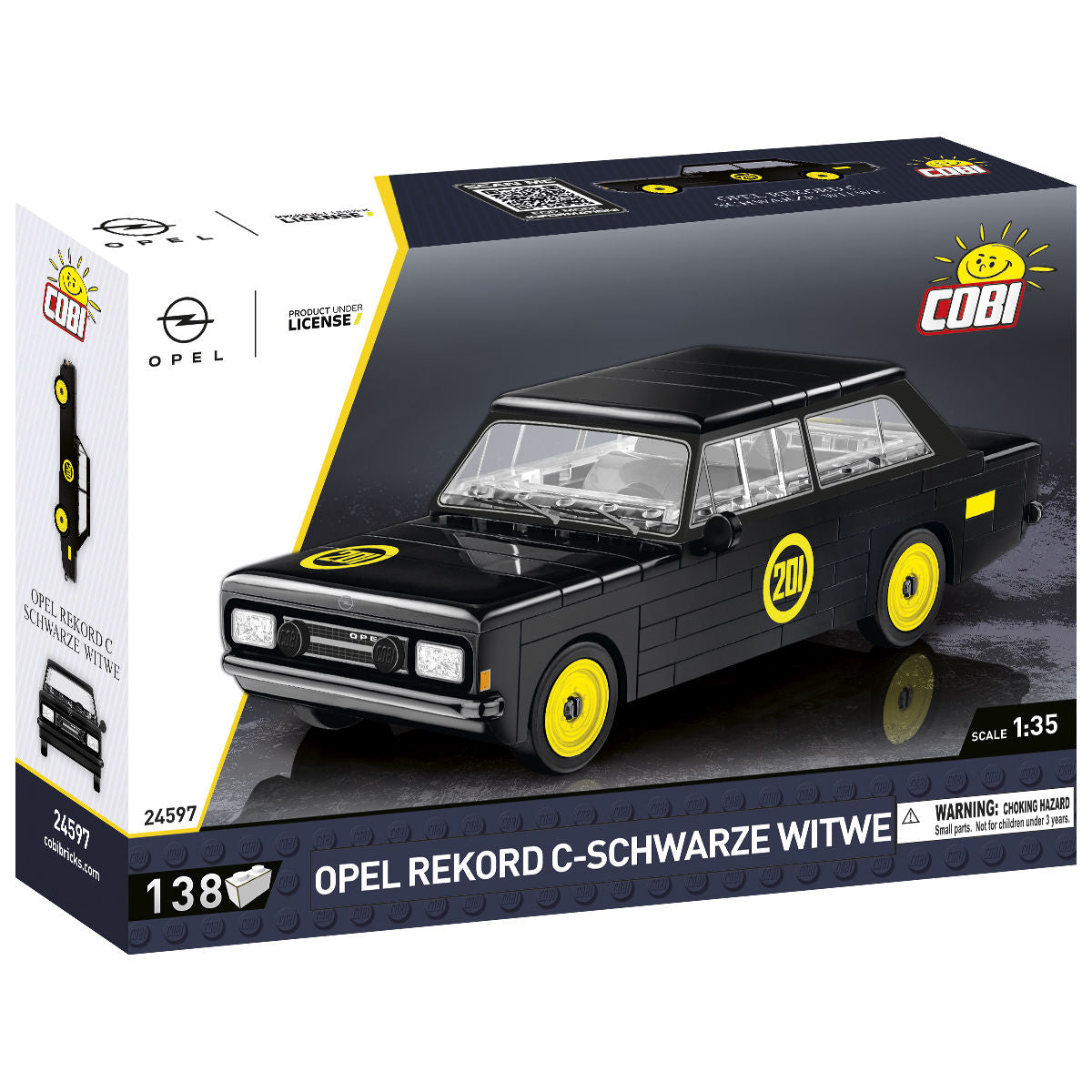 COBI Opel Rekord C-Schwarze Witwe Car: Set #24597