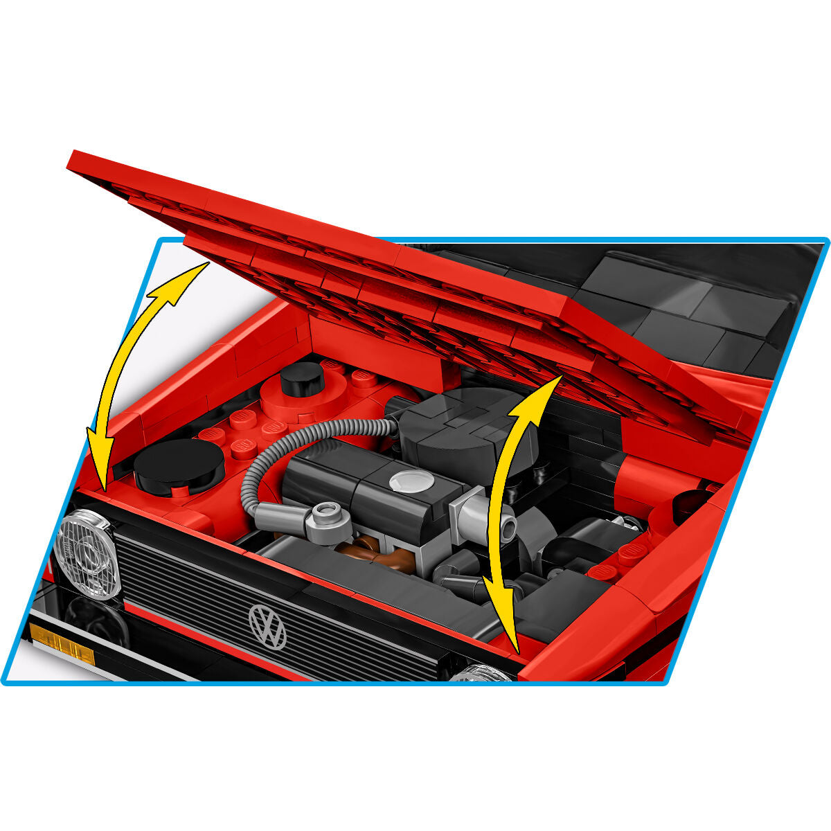 COBI Volkswagen Golf Rojo (1974-1983): Juego n.° 24359