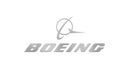 Silver Boeing logo 
