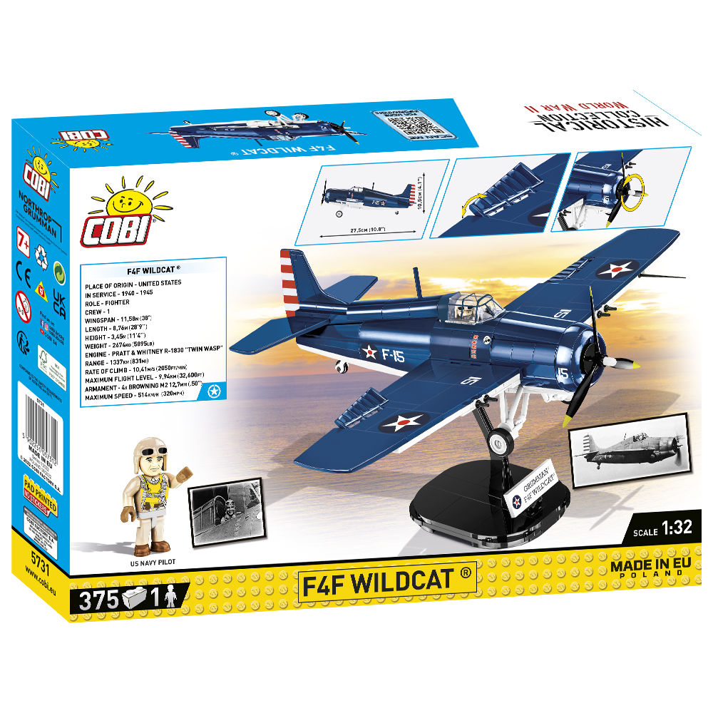 Caza COBI F4F Wildcat: Conjunto n.° 5731