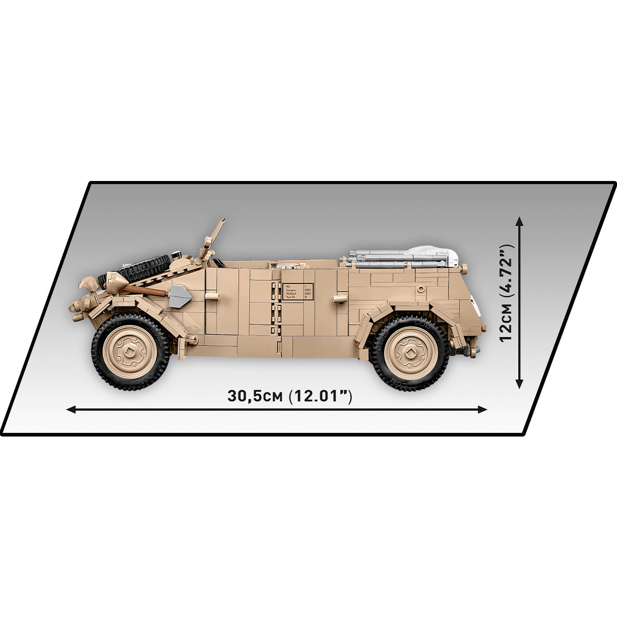 COBI Kübelwagen TYP 82 Utility Vehicle (1:12th) : Set #2803