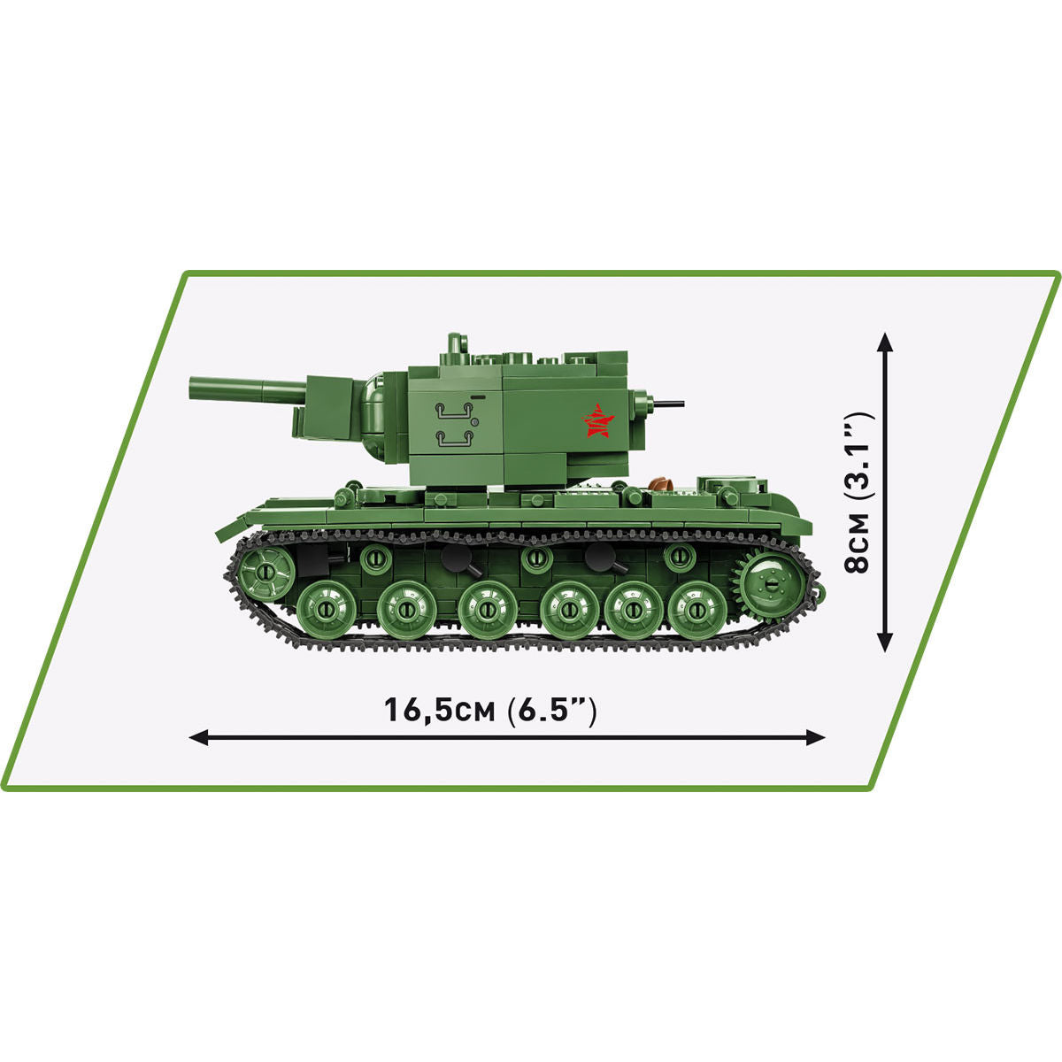 COBI KV-2 Heavy Tank 1:48: Set #2731