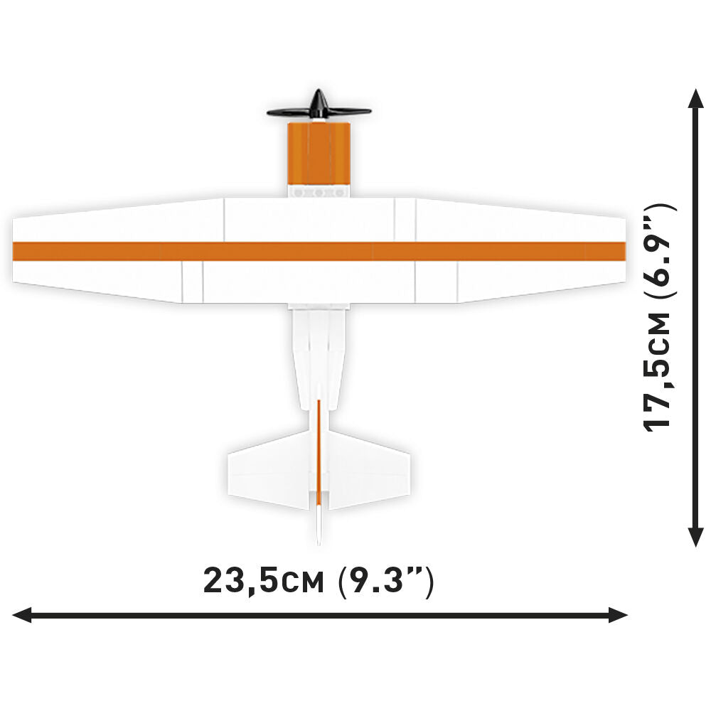 COBI Cessna 172 Skyhawk Aircraft (Orange): Set #26623 – COBI