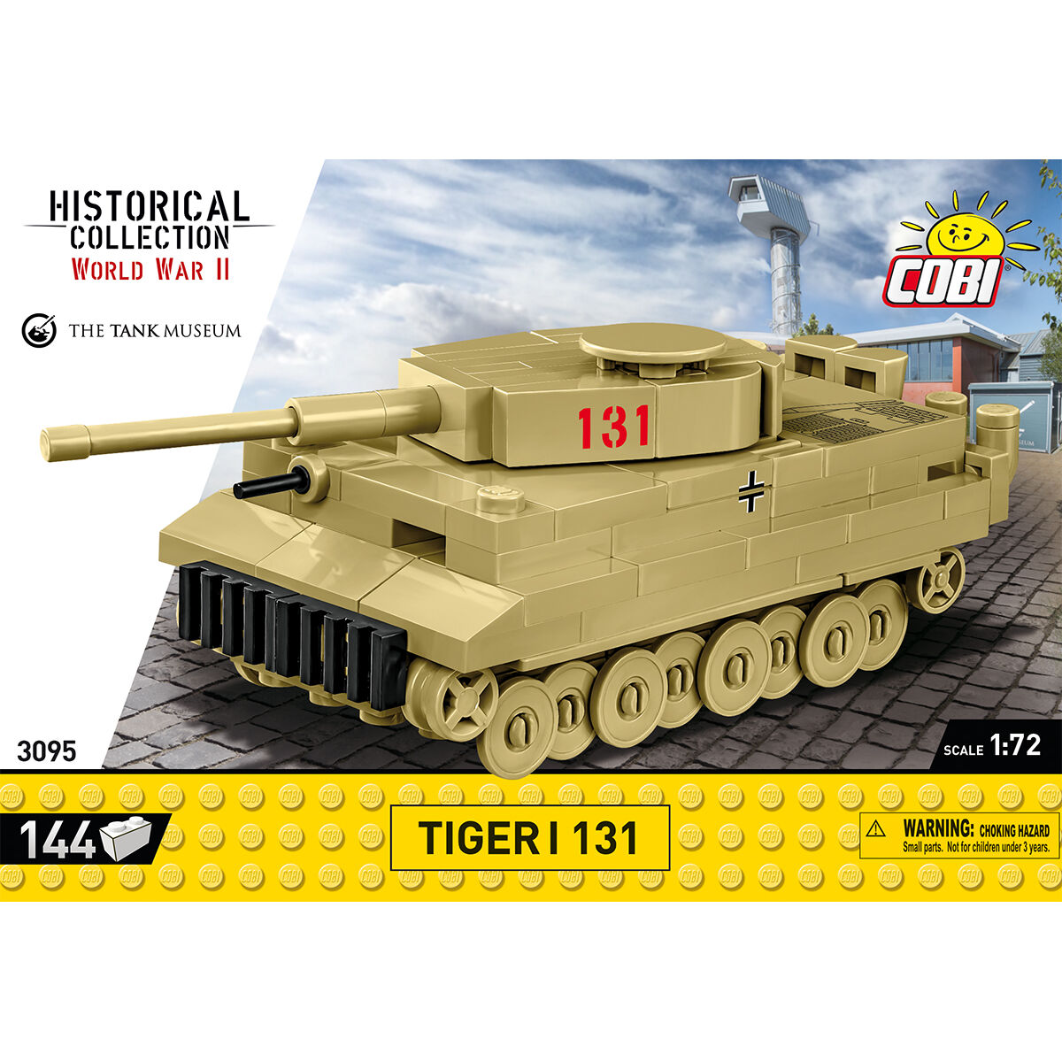 COBI Tiger I 131 Tank 1:72 Scale: Set #3095