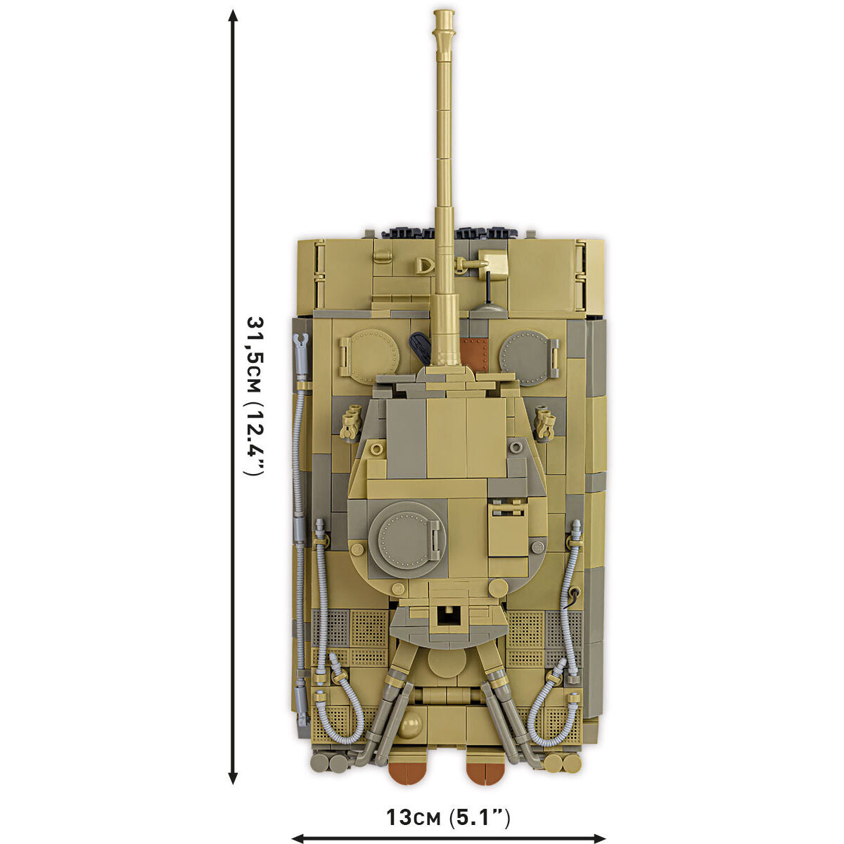 COBI Tank Museum Panzer Tiger VI No. 131 Tank: Set #2588