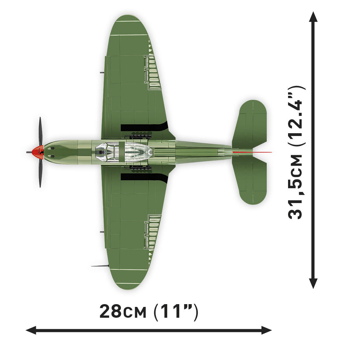 Caza COBI Bell P-39Q Airacobra: Conjunto n.° 5747