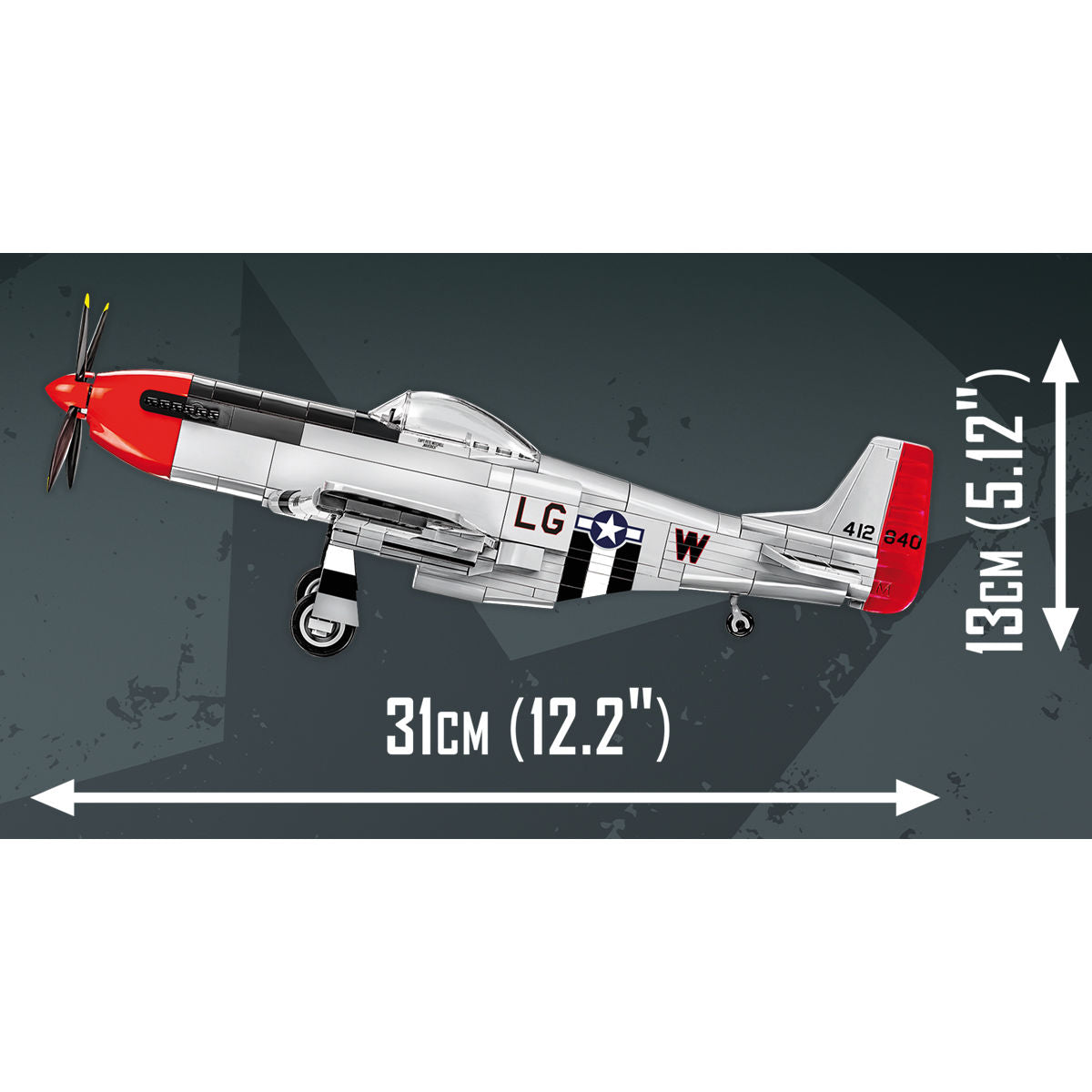 COBI TOP GUN P-51D Mustang Fighter, Version 2: Set #5846