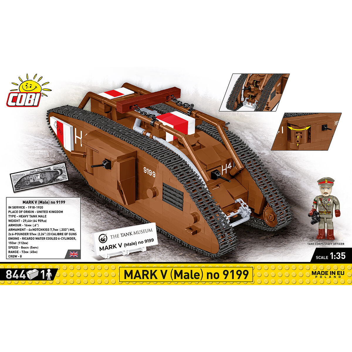 Tanque COBI Mark V (Macho) n.° C.9199: Conjunto n.° 2995