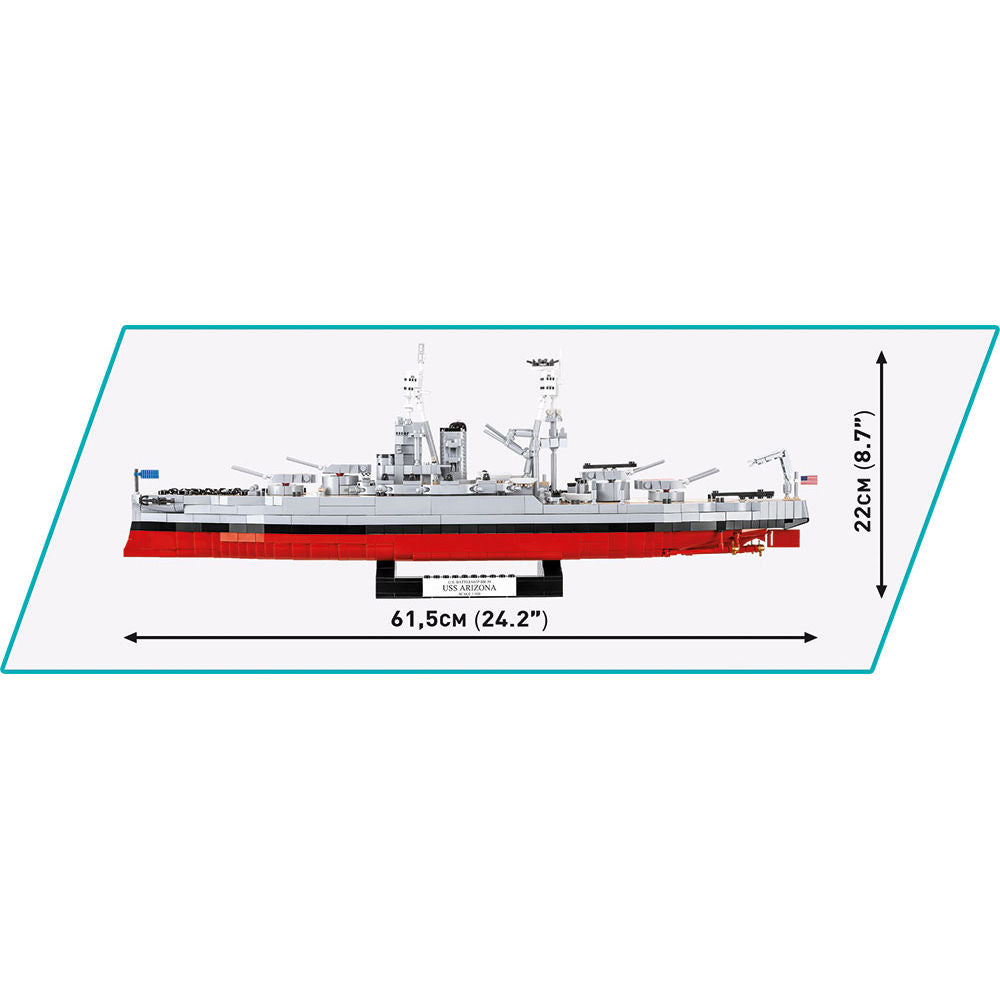 COBI Battleship USS Arizona (BB-39): Set #4843 – COBI Official Store