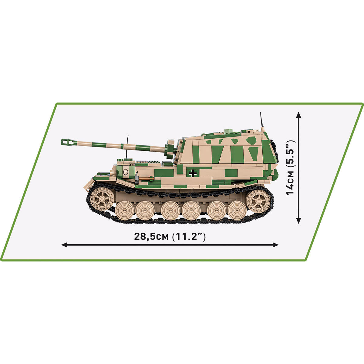 COBI SDKfz. 184 Destructor de tanques Ferdinand: Conjunto #2583