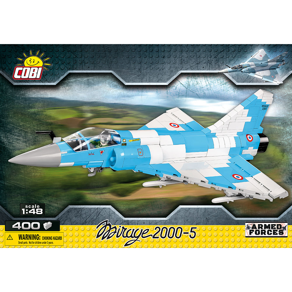 Avión de combate COBI Dassault Mirage 2000-5: SET #5801
