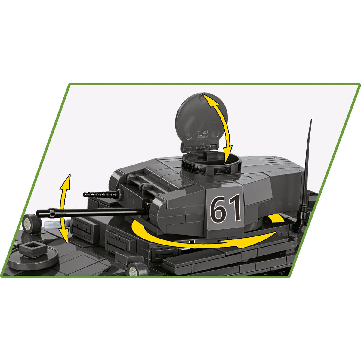 COBI PanzerKampWagen II Ausf. F Tank : Set #2597