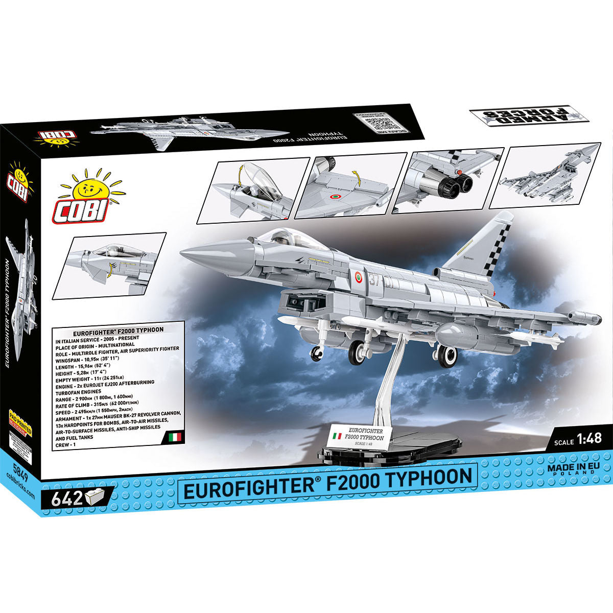 COBI Eurofighter F2000 Typhoon Fighter (Italia): Set n.° 5849