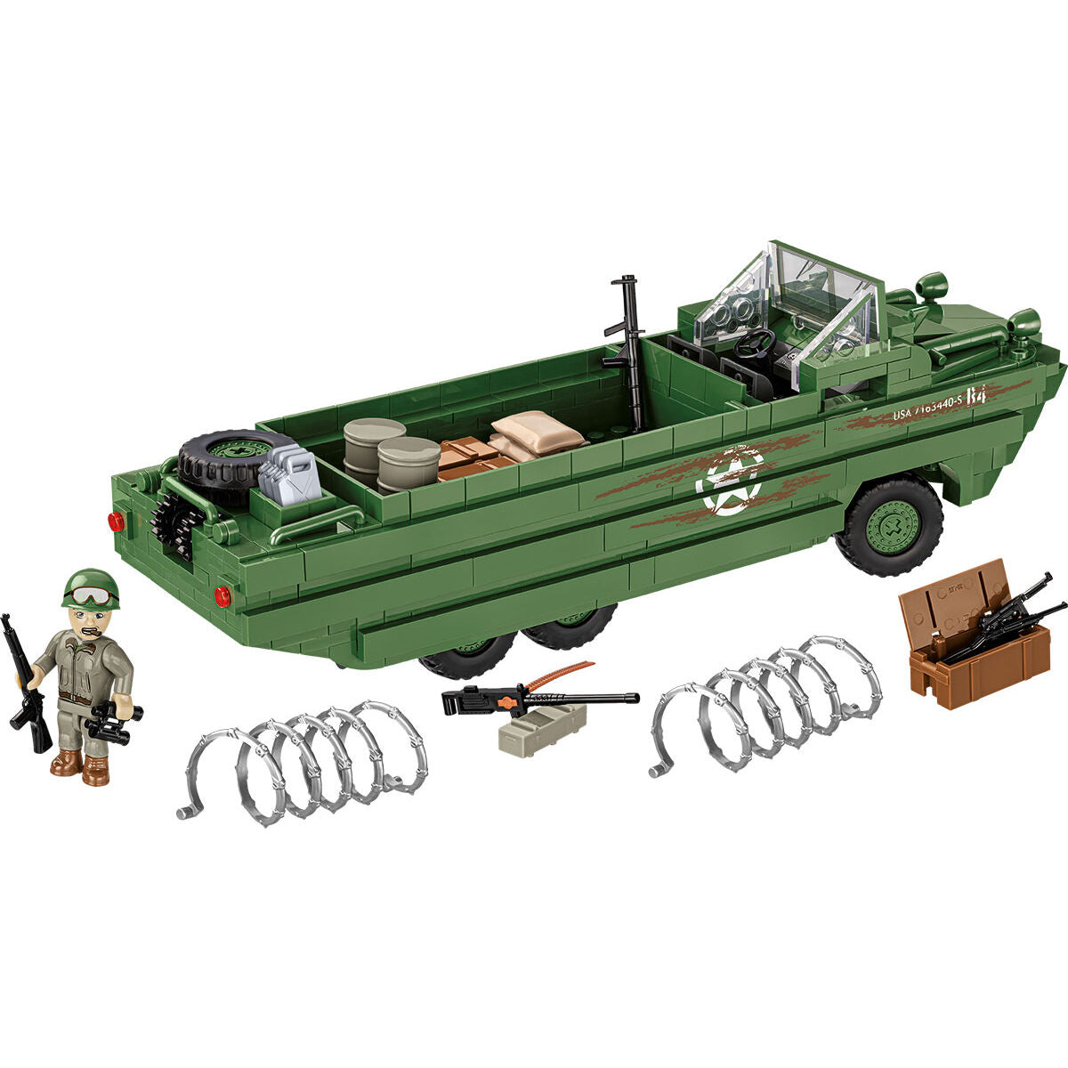 Vehículo de aterrizaje anfibio COBI Dukw: Set n.° 3110