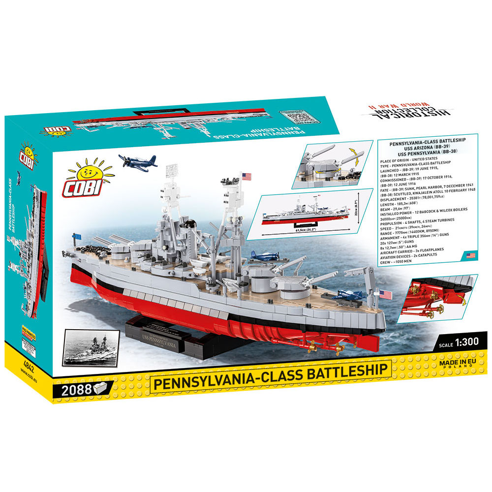 COBI EXECUTIVE EDITION Pennsylvania-Class Battleship: Set #4842