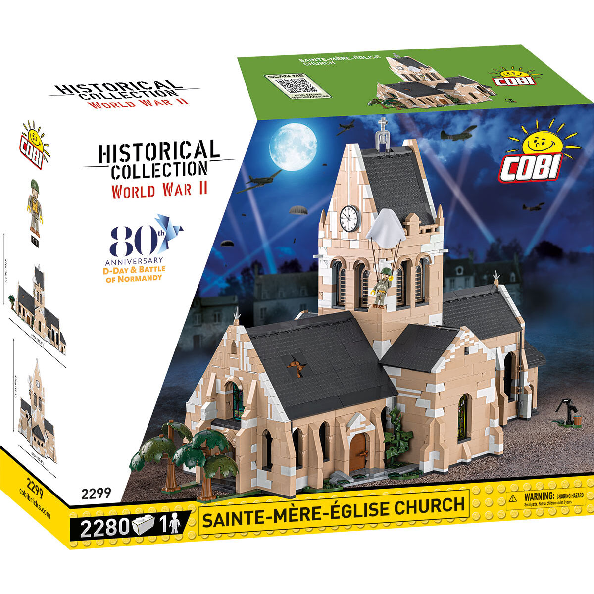 COBI Sainte-Mere-Eglise Church: Set #2299