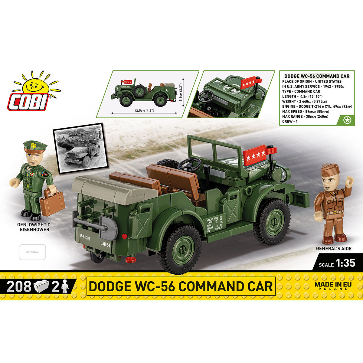 COBI Dodge WC-56 Command Car : Set #3111 – COBI Official Store