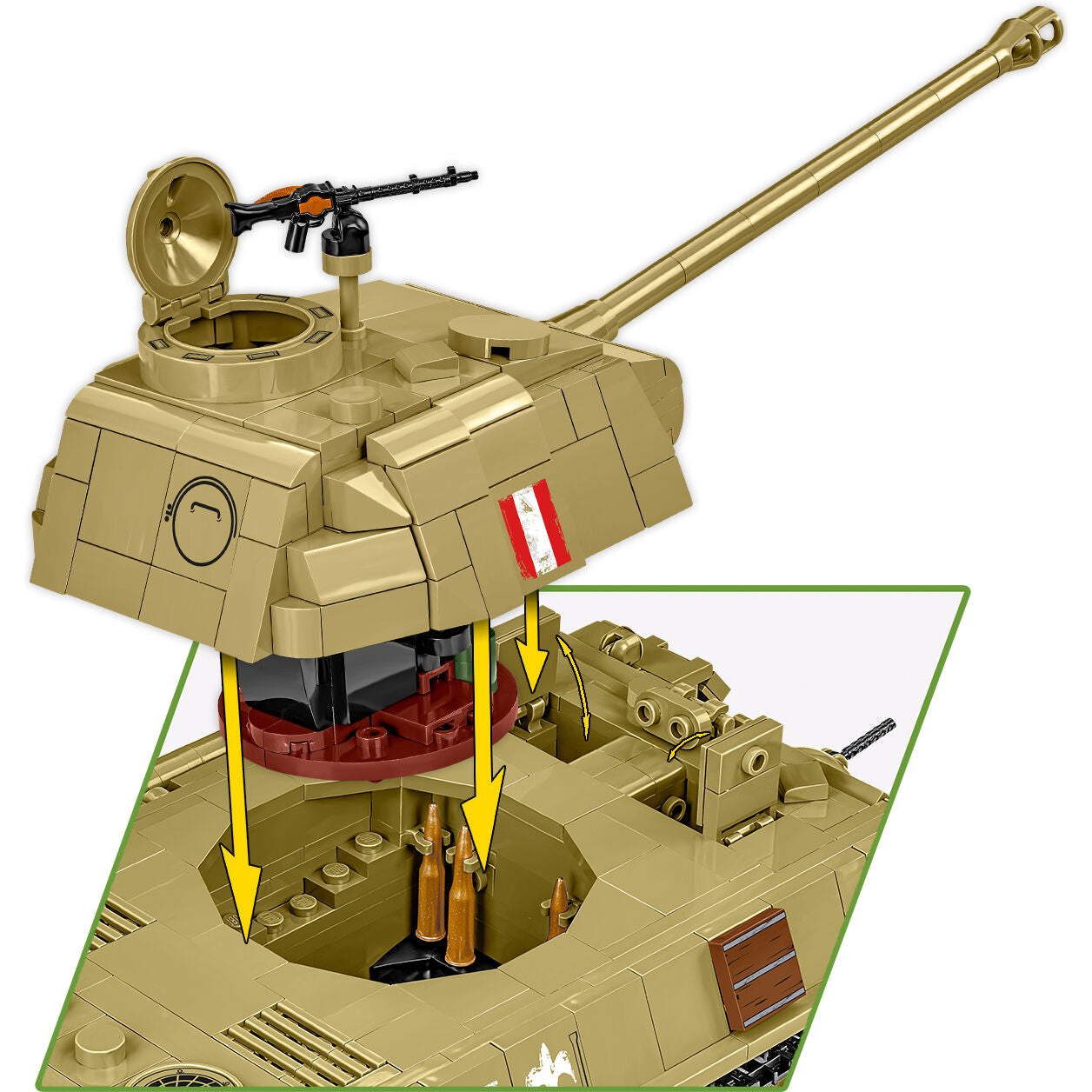 COBI PanzerKampfWagen V PANTHER Ausf. Tanque G 