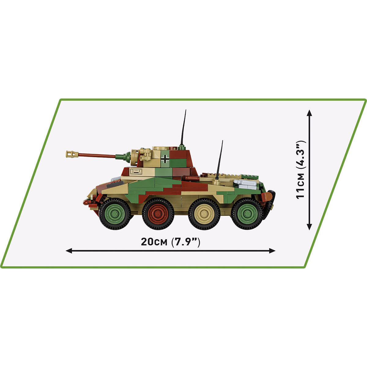 Vehículo blindado COBI Sd.Kfz. 234/2 PUMA: Conjunto n.° 2287