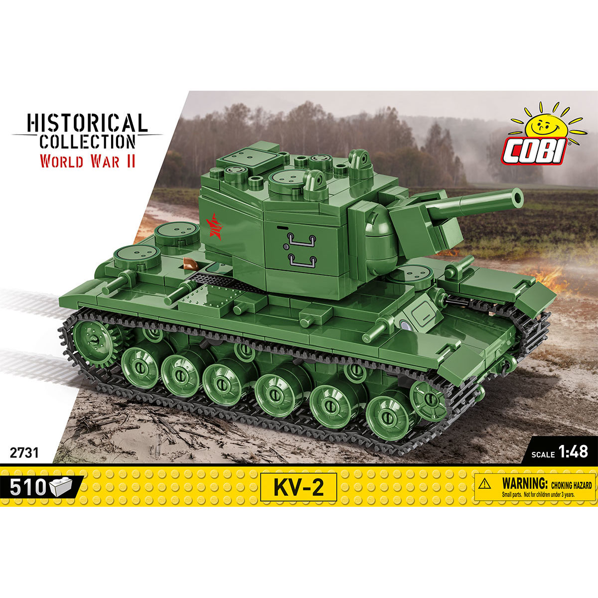 COBI KV-2 Heavy Tank 1:48: Set #2731