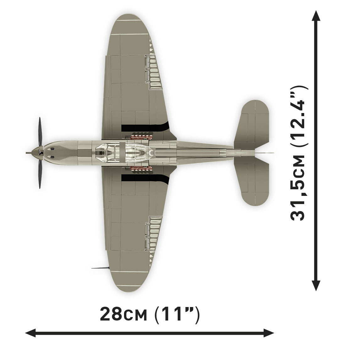 COBI Bell P-39D Airacobra Fighter: Set #5746