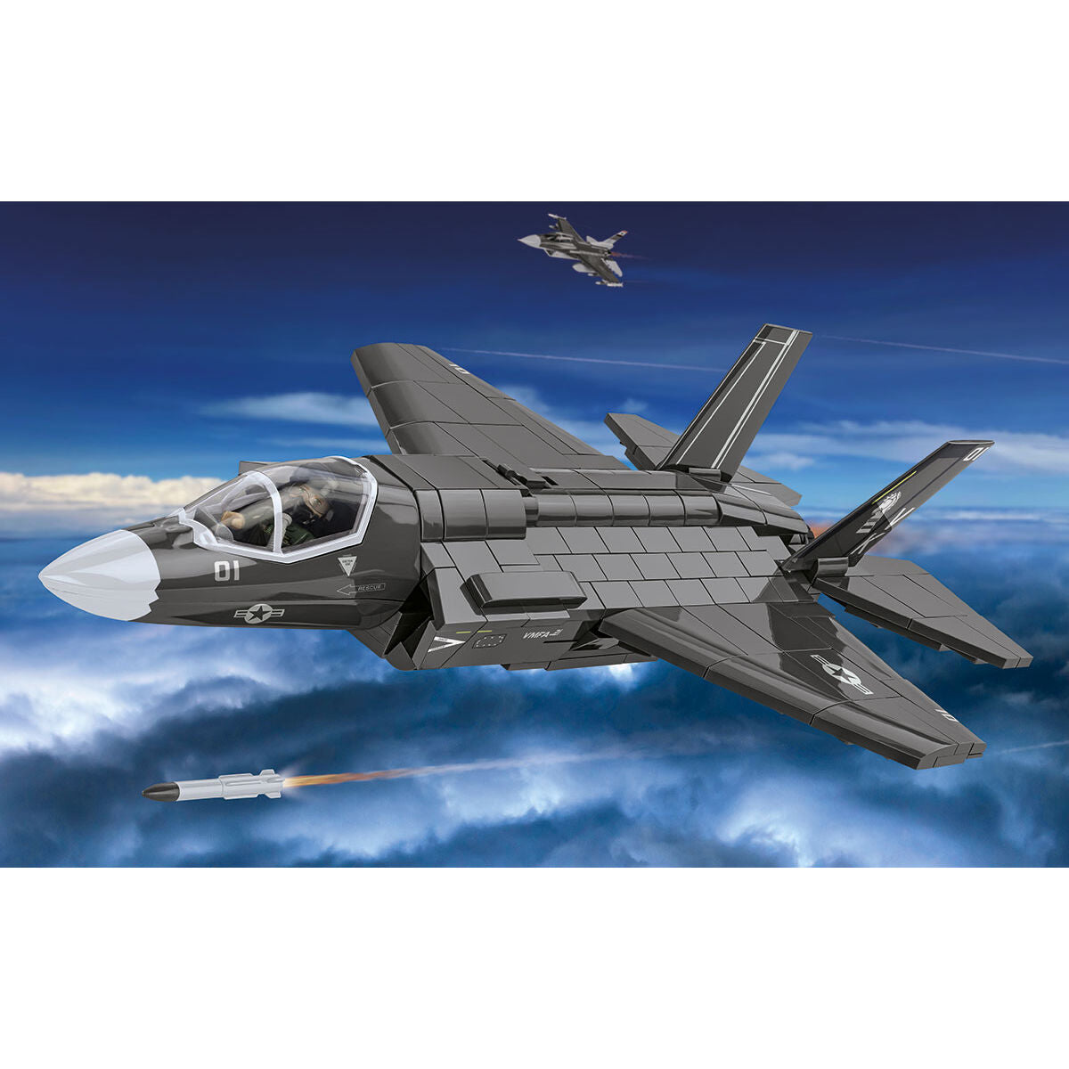 Avión de combate COBI F-35B Lightning II del Cuerpo de Marines: Conjunto n.° 5912