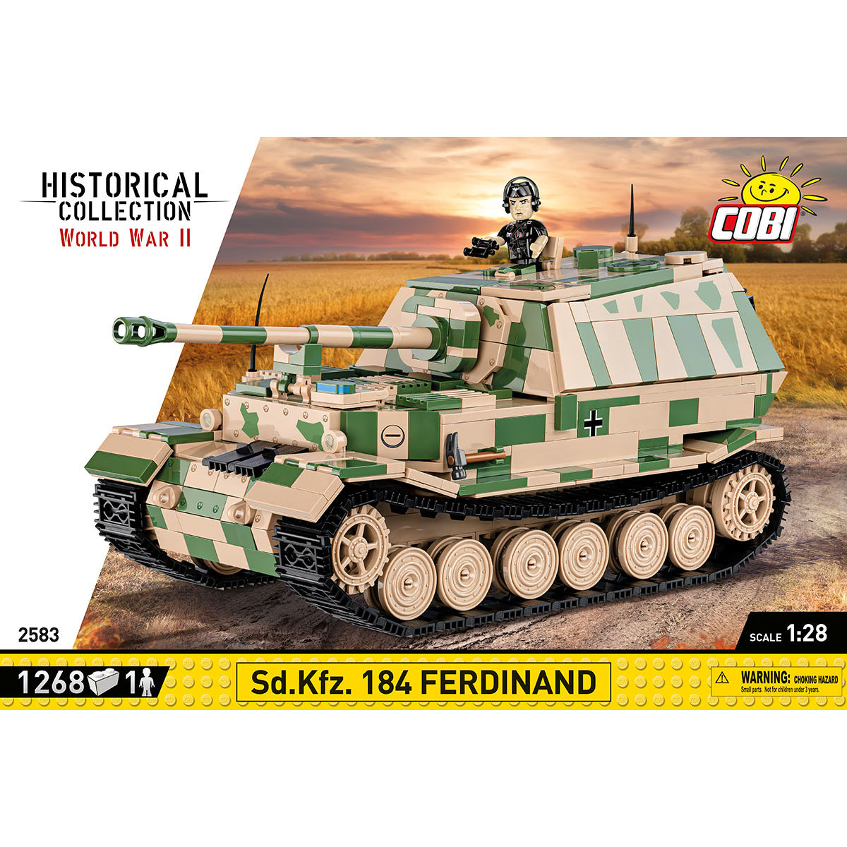 COBI SDKfz. 184 Destructor de tanques Ferdinand: Conjunto #2583