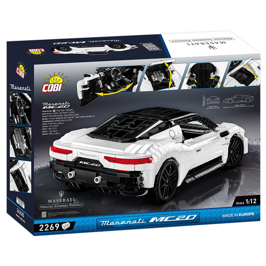 自動車 COBI Maserati MC20: Set #24335 COBI Maserati MC20: Set #24335 – COBI Official Store
