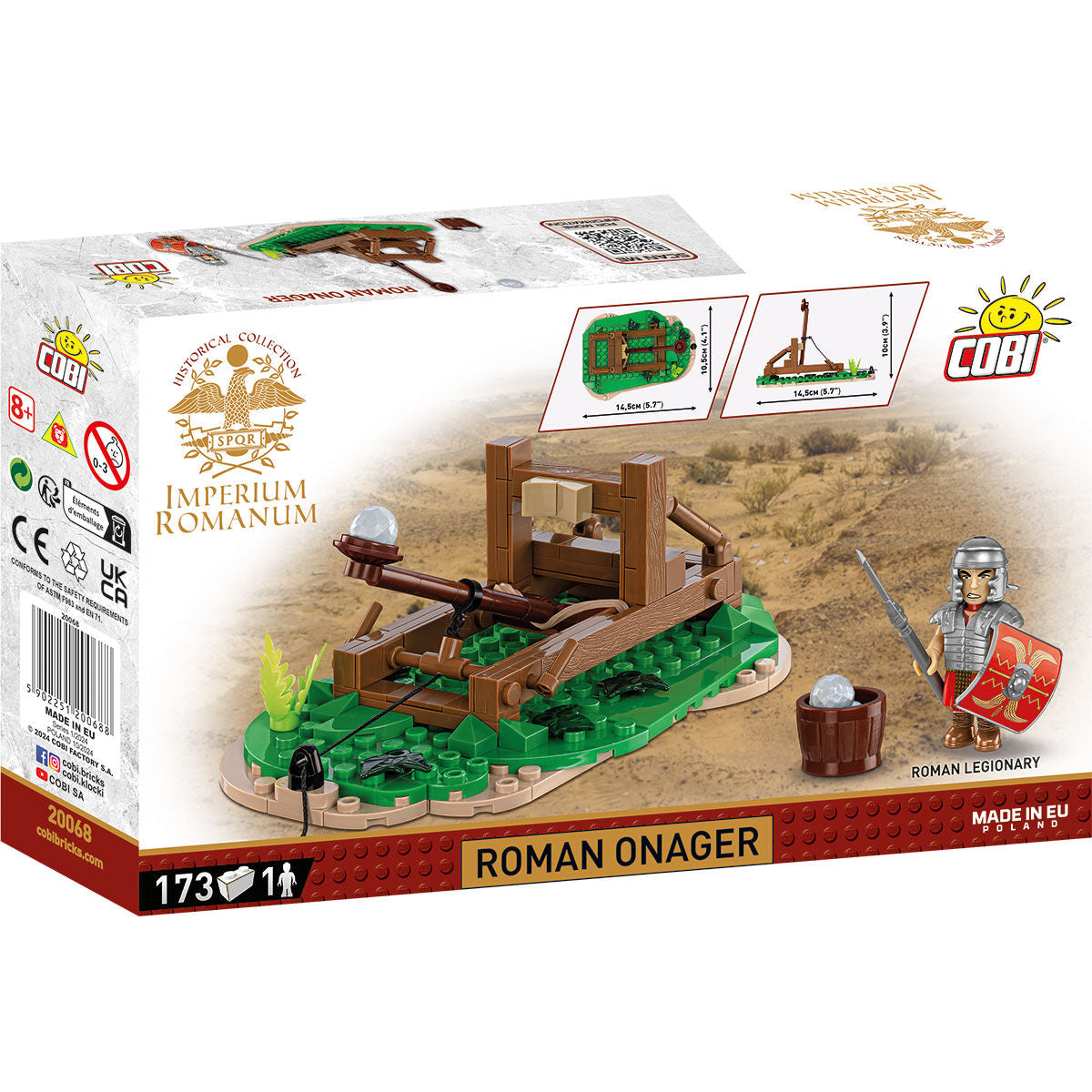 COBI IMPERIUM ROMANUM Catapulta de Onagro Romano: Set #20068