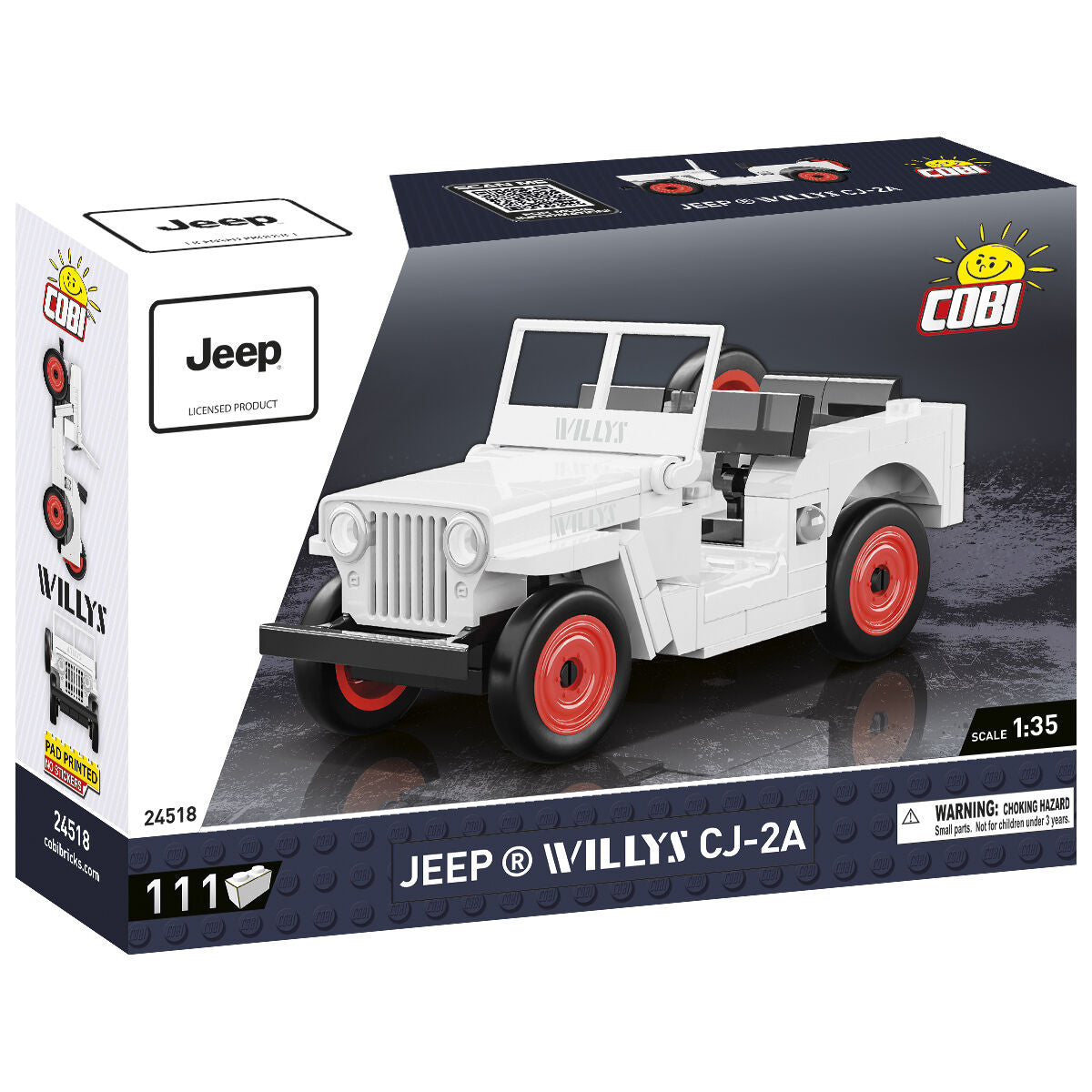 COBI JEEP Willys CJ-2A (White): Set #24518