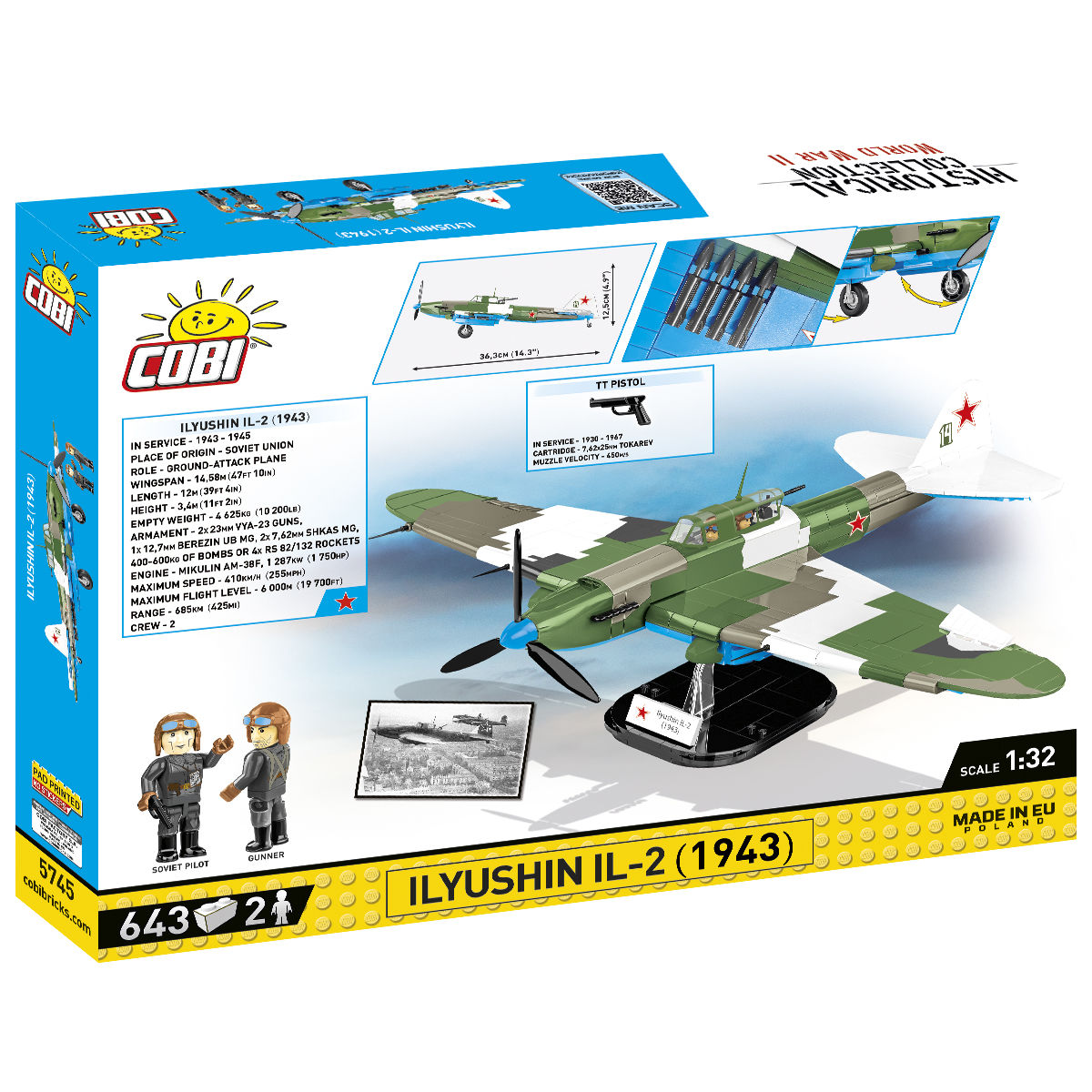 COBI Ilyushin IL-2 (1943): Set #5745
