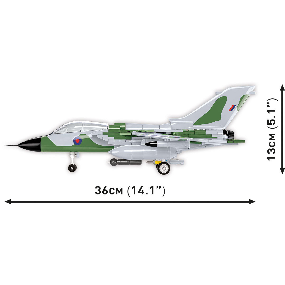 Avión de combate COBI Panavia Tornado GR.1: Conjunto n.° 5852
