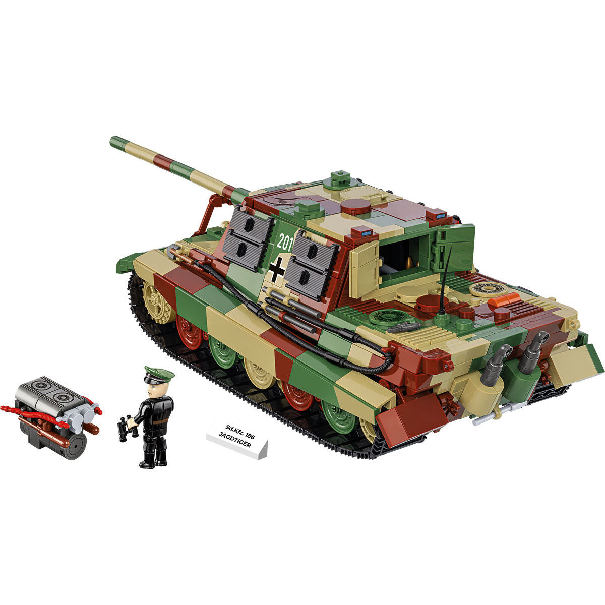 Destructor de tanques pesado COBI PanzerJäger Tiger: Set n.° 2580