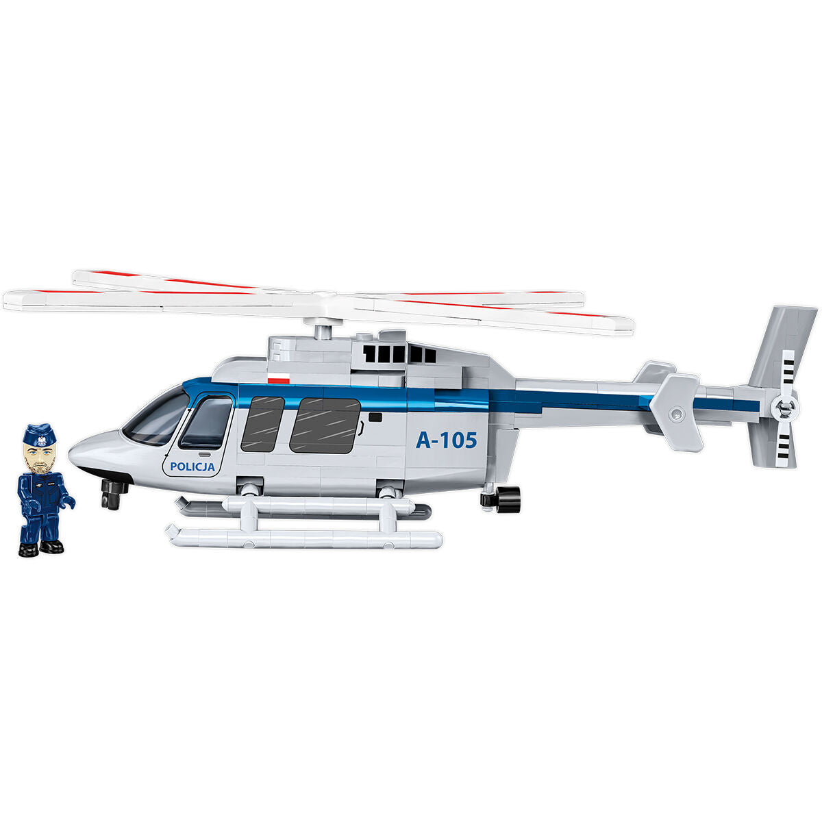 Helicóptero COBI Bell 407 Policja: Set #26628