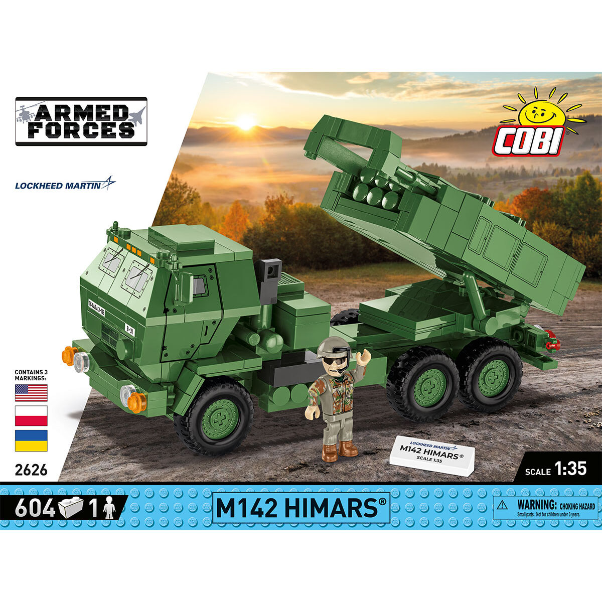 COBI M142 Himars Multiple Rocket Launcher: Set #2626