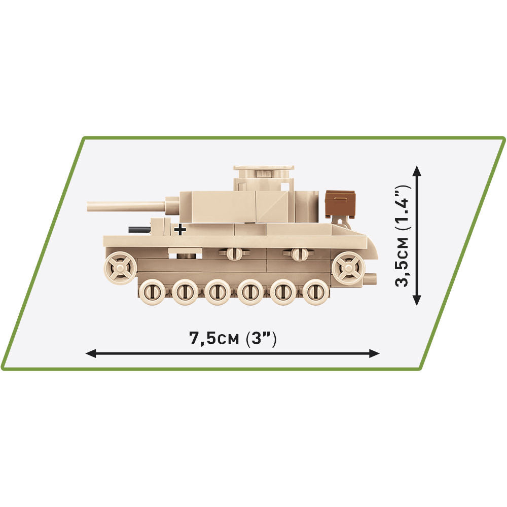 COBI Panzer III Ausf. L Tank 1:72 Scale: Set #3090